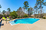 Sparkling saltwater pool at 95 Sycamore Ridge on Emerald Mountain Golf Course, Wetumpka, AL. I Shoot Houses...Professional photos and tour by Sherry Watkins at Go2REasssistant.com