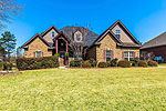 Front view at 95 Sycamore Ridge on Emerald Mountain Golf Course, Wetumpka, AL. I Shoot Houses...Professional photos and tour by Sherry Watkins at Go2REasssistant.com