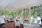 Screened porch off Greatroom & Master suite at 1031 Mallard Point, Jacksons Gap, AL on Lake Martin. Professional photos and tour by Go2REasssistant.com