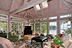 Greatroom view at 1031 Mallard Point, Jacksons Gap, AL on Lake Martin. Professional photos and tour by Go2REasssistant.com