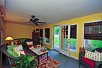 Sunroom overlooks yard at 1765 Northfield Drive, Montgomery, AL. Professional photos and tour by Go2REasssistant.com