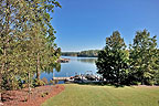 Pier with lift at 49 Oaks Point in River Oaks, Lake Martin - Alexander City,  AL. Professional photos and tour by Go2REasssistant.com