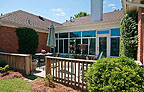 Gated patio at 8617 Pebble Creek in Sturbridge,  Montgomery,  AL. Professional photos and tour by Go2REasssistant.com
