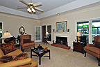 Den with fireplace at 8617 Pebble Creek in Sturbridge,  Montgomery,  AL. Professional photos and tour by Go2REasssistant.com