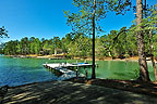 Waterfront and pier at 48 Sweet Bay in Trillium, Lake Martin - Alexander City,  AL. Professional photos and tour by Go2REasssistant.com