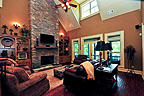Beautiful view and fireplace...the perfect place to relax at 421 Windy Wood, Windermere West, Lake Martin, Alexander City, AL. Professional photography and tour by Sherry Watkins, Go2REassistant.com