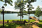 Lake Martin view at 421 Windy Wood, Windermere West, Lake Martin, Alexander City, AL. Professional photography and tour by Sherry Watkins, Go2REassistant.com